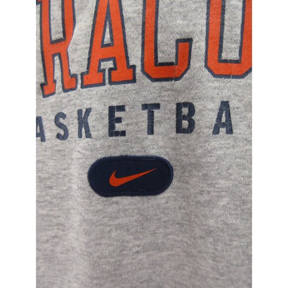 VINTAGE Syracuse Orange Basketball Sweatshirt Large Nike Center Swoosh* - Picture 5 of 14